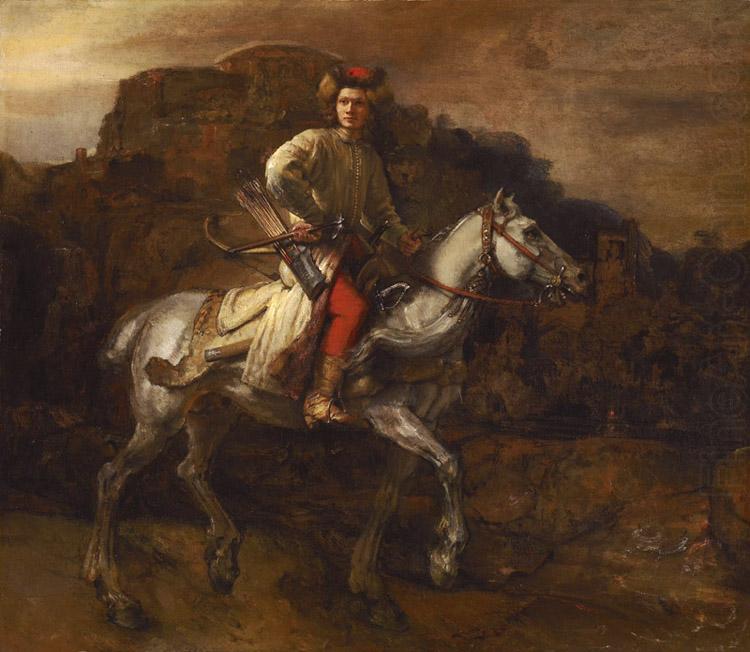 REMBRANDT Harmenszoon van Rijn The Polish rider (mk33) china oil painting image